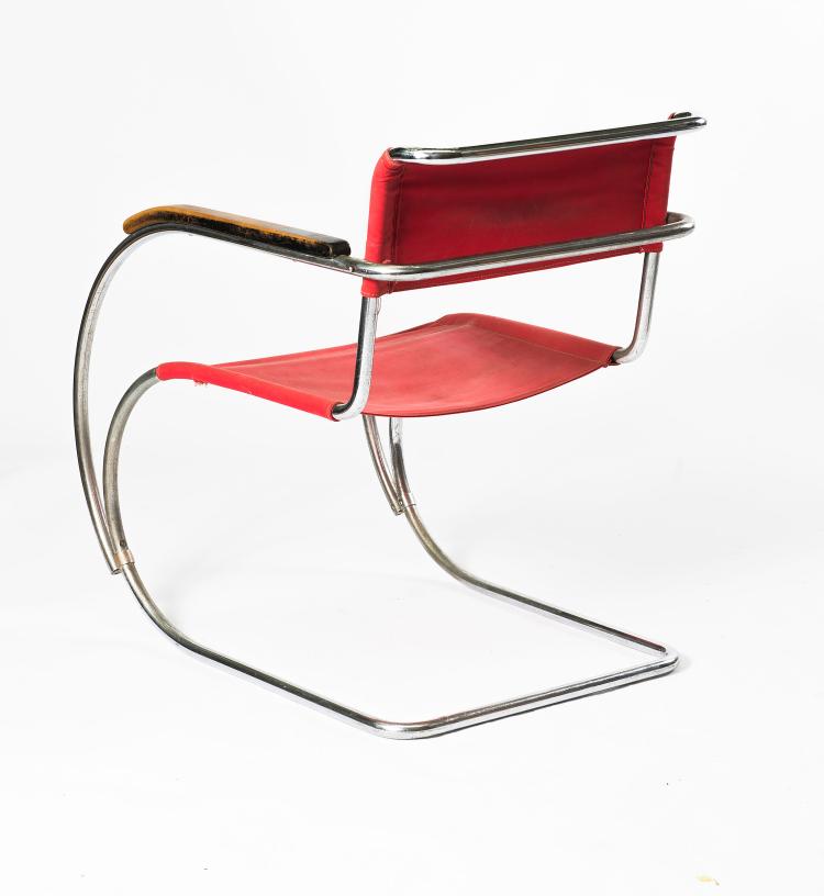 Bild 2 zu Objekt, Sessel 'MR 20', 1927, Ludwig Mies van der Rohe, Thonet, Frankenberg (zugeschrieben), 122C 14