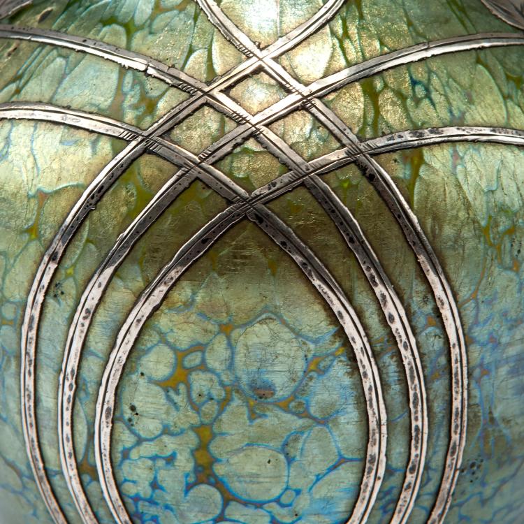 Bild 1 zu Objekt, Vase with silver-overlay, c1900, L&ouml;tz Wwe., Klosterm&uuml;hle, 123 483