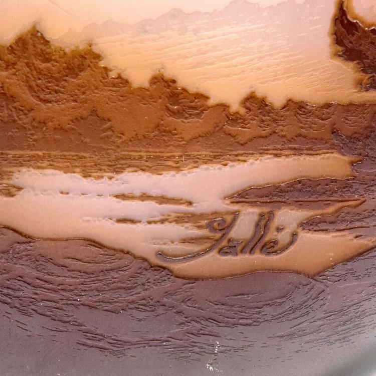 Bild 2 zu Objekt, 'Paysage alpin' vase, 1920s, Gall&eacute;, Emile, Nancy, 123 348