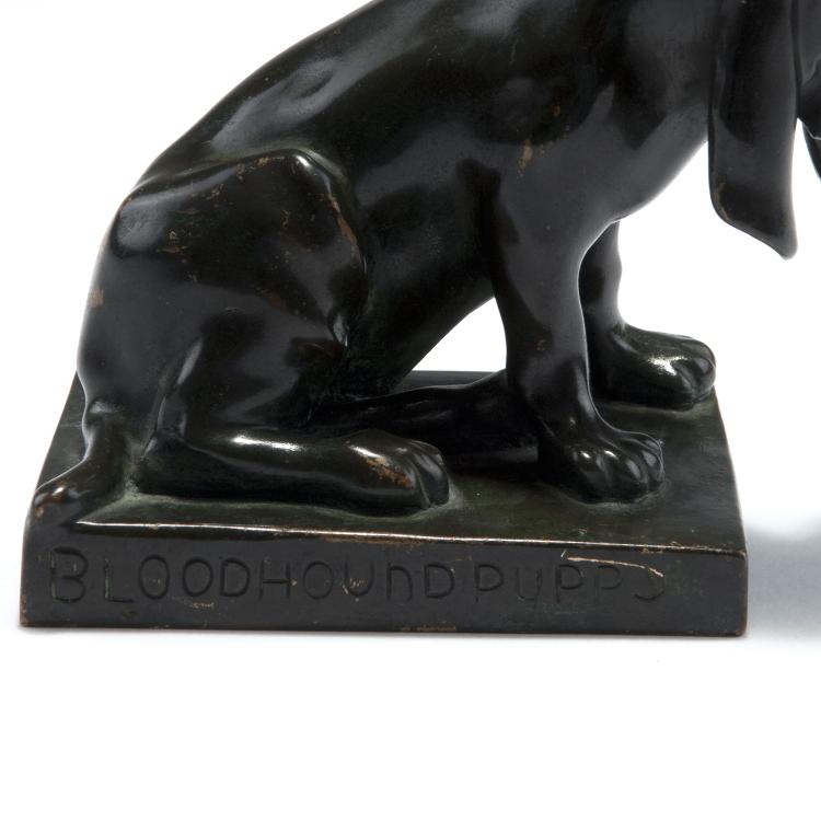 Bild 2 zu Objekt, 'Bloodhound Puppy', 1899, Ludwig Habich, 123 557