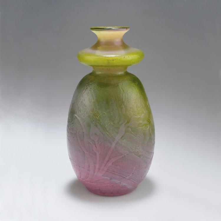 Hauptbild zu Objekt, 'Matin fleuri' vase, so-called 'Verrerie-Parlante', 1895-97, Gall&eacute;, Emile, Nancy, 123 288