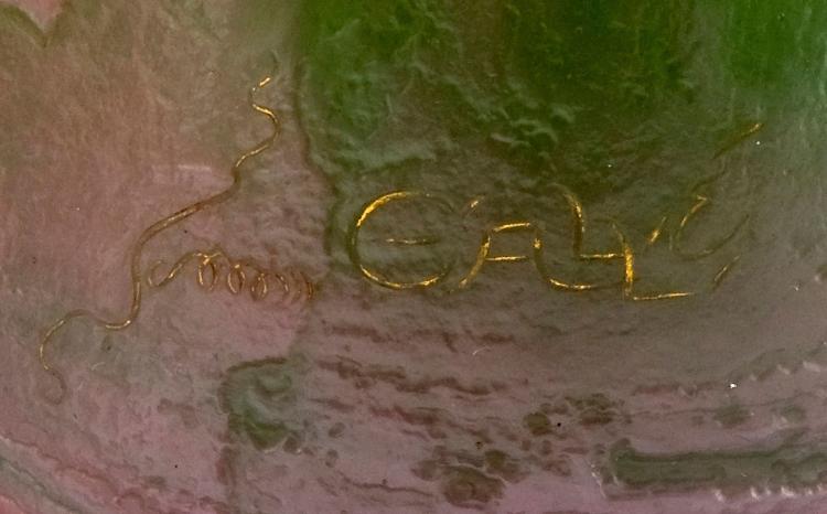 Bild 1 zu Objekt, 'Matin fleuri' vase, so-called 'Verrerie-Parlante', 1895-97, Gall&eacute;, Emile, Nancy, 123 288