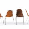Four stacking chairs, 1960s
