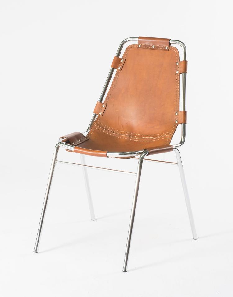 Bild 3 zu Objekt, Vier Stapelst&uuml;hle, 1960er Jahre, Charlotte Perriand, Steph Simon, Paris (zugeschrieben), 122C 164