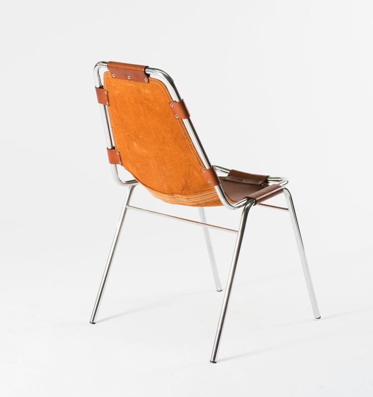 Bild 4 zu Objekt, Vier Stapelst&uuml;hle, 1960er Jahre, Charlotte Perriand, Steph Simon, Paris (zugeschrieben), 122C 164