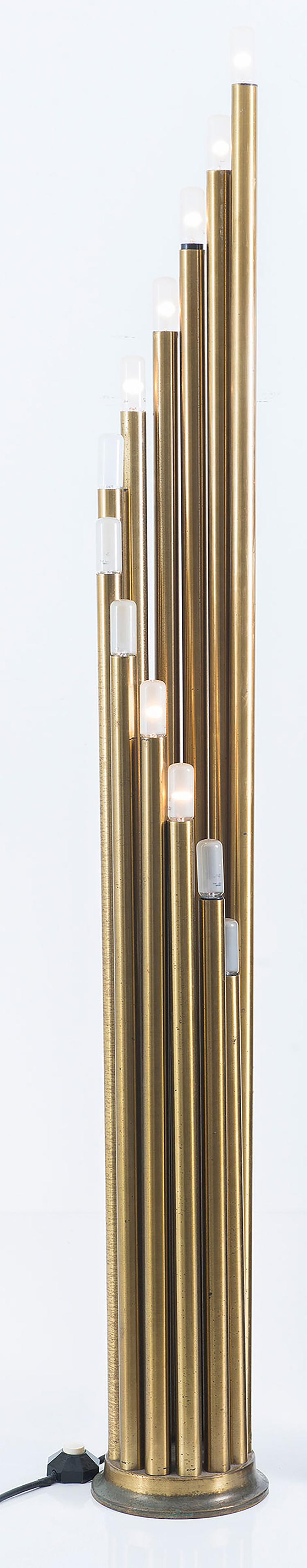 Bild 1 zu Objekt, Zwei Stehleuchten 'Orgelpfeifen', 1960er Jahre, Goffredo Reggiani, Reggiani, Goffredo, Vedano al Lambro (zugeschrieben), 122A 165