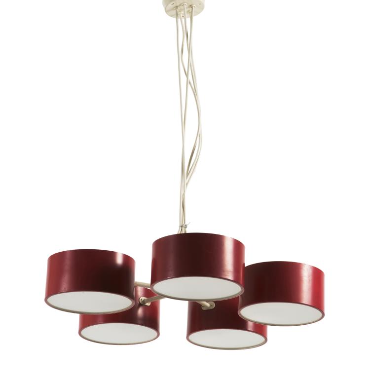 Hauptbild zu Objekt, Ceiling light, c1960, Bruno Gatta, Stilnovo, Mailand, 122A 143