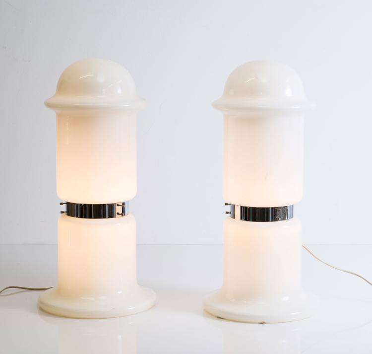 Bild 1 zu Objekt, Two floor lights, 1970s, Mazzega, A. V. M., Murano, 122A 292