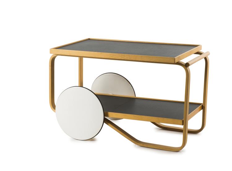 Hauptbild zu Objekt, Tea trolley '98', 1936, Alvar Aalto, Artek, Helsinki, 122C 37