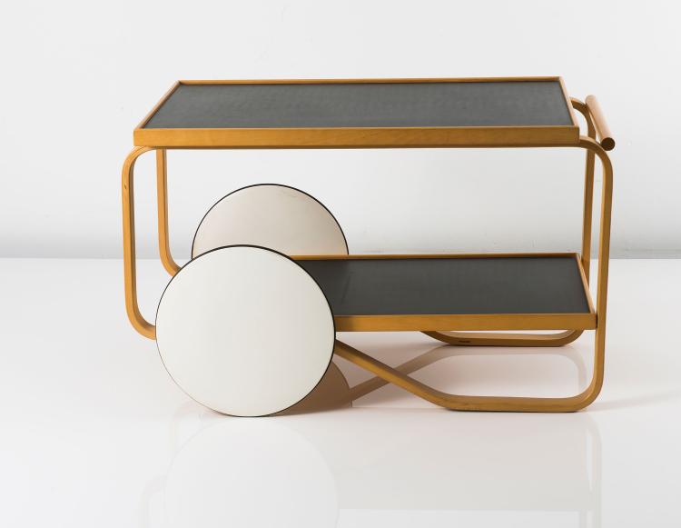 Bild 1 zu Objekt, Tea trolley '98', 1936, Alvar Aalto, Artek, Helsinki, 122C 37