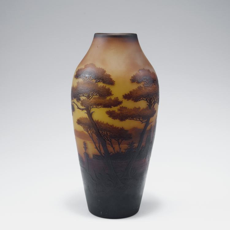 Hauptbild zu Objekt, 'Lac de C&ocirc;me' vase, 1919-25, Nicolas, Paul, Nancy, 123 413
