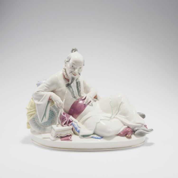 Hauptbild zu Objekt, Chinese man, 1922, Hugo Meisel, Schwarzburger Werkst&auml;tten, Unterweissbach, 123 669
