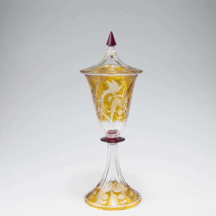 Hauptbild zu Objekt, Goblet with cover, 1925-30, Haida, 123 460