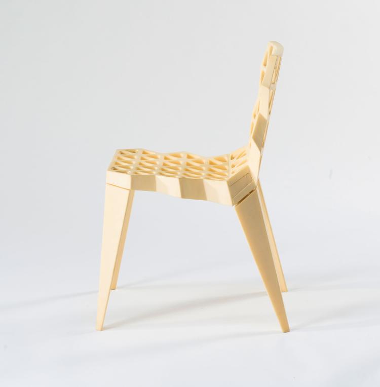 Bild 1 zu Objekt, Prototype chair 'Sinterchair N. 0, 2001, Oliver Vogt, Vogt & Weizenegger, Berlin, 122C 226
