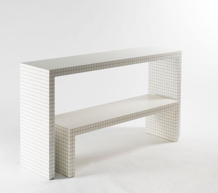 Bild 1 zu Objekt, 'Quaderna' bench and console, 1971, Zanotta, Nova Milanese, 122A 273