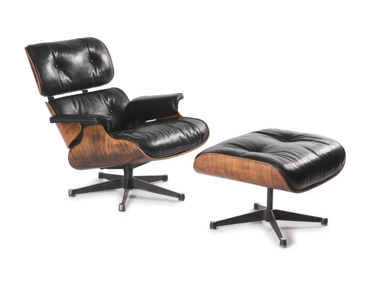 Hauptbild zu Objekt, '670' lounge chair with '671' ottoman, 1956, Miller, Herman, Zeeland; Vitra Design, Weil am Rhein, 122C 97