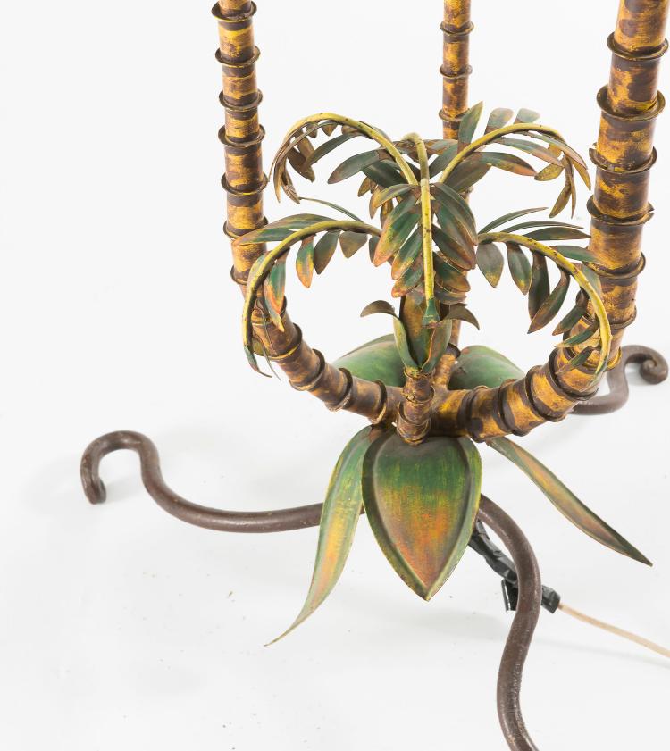 Bild 4 zu Objekt, Palmen-Stehleuchte, 1940er/50er Jahre, Frankreich, 122C 47