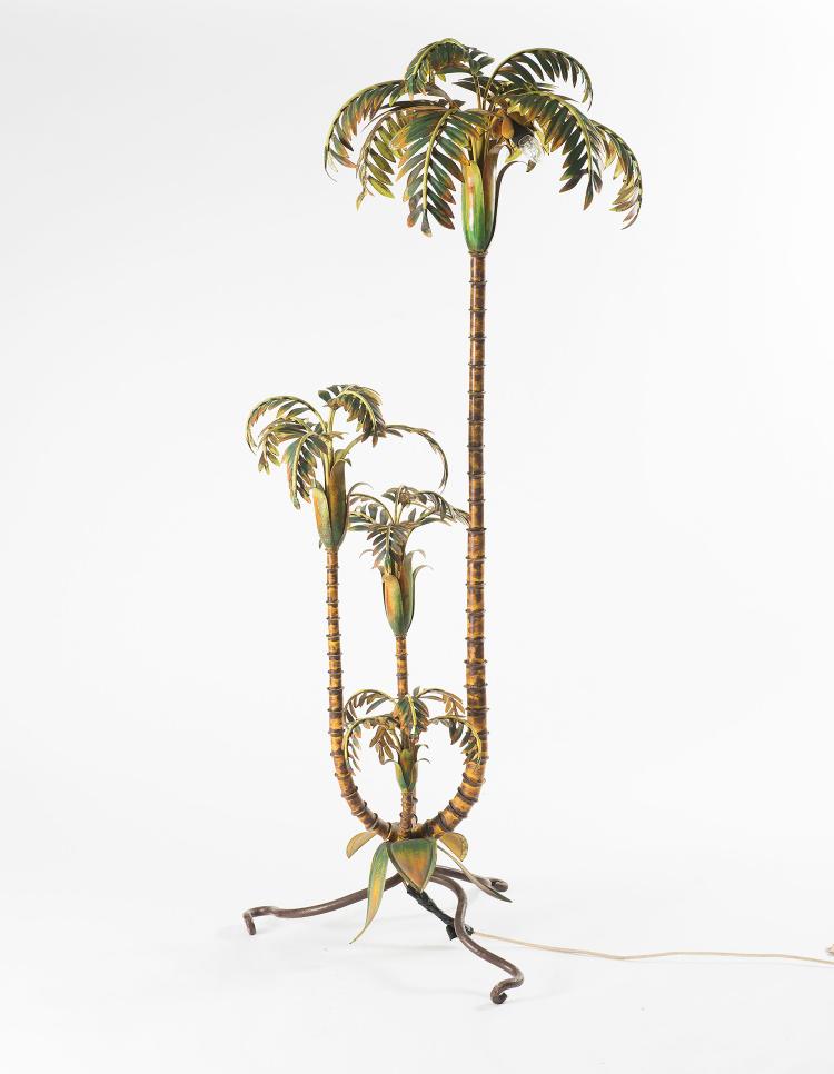 Bild 6 zu Objekt, Palmen-Stehleuchte, 1940er/50er Jahre, Frankreich, 122C 47