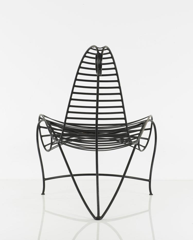 Bild 1 zu Objekt, 'Spine' chair, 1988, Andr&eacute; Dubreuil, A. D. Decorative Arts, London, 124A 82