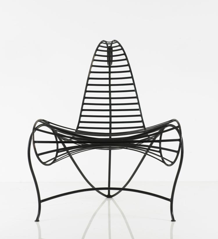 Bild 7 zu Objekt, 'Spine' chair, 1988, Andr&eacute; Dubreuil, A. D. Decorative Arts, London, 124A 82