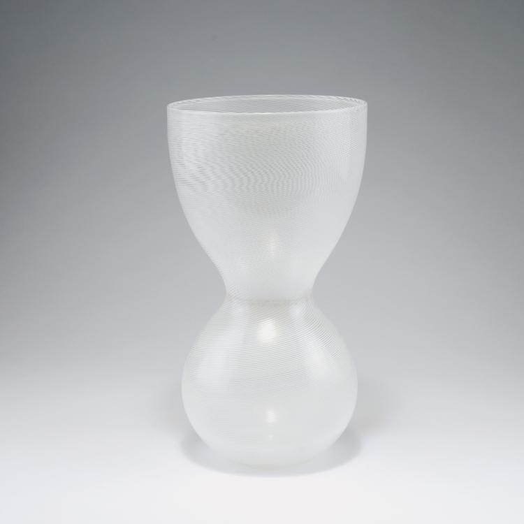 Hauptbild zu Objekt, 'Mezza filigrana' vase, c1946-48, Carlo Scarpa, Venini & C., Murano, 122B 39