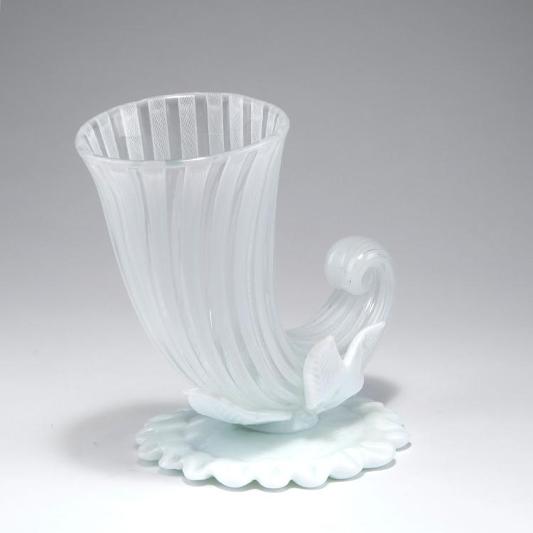 Bild 1 zu Objekt, 'Cornucopia' vase, 1948, Fulvio Bianconi, Venini & C., Murano, 122B 43