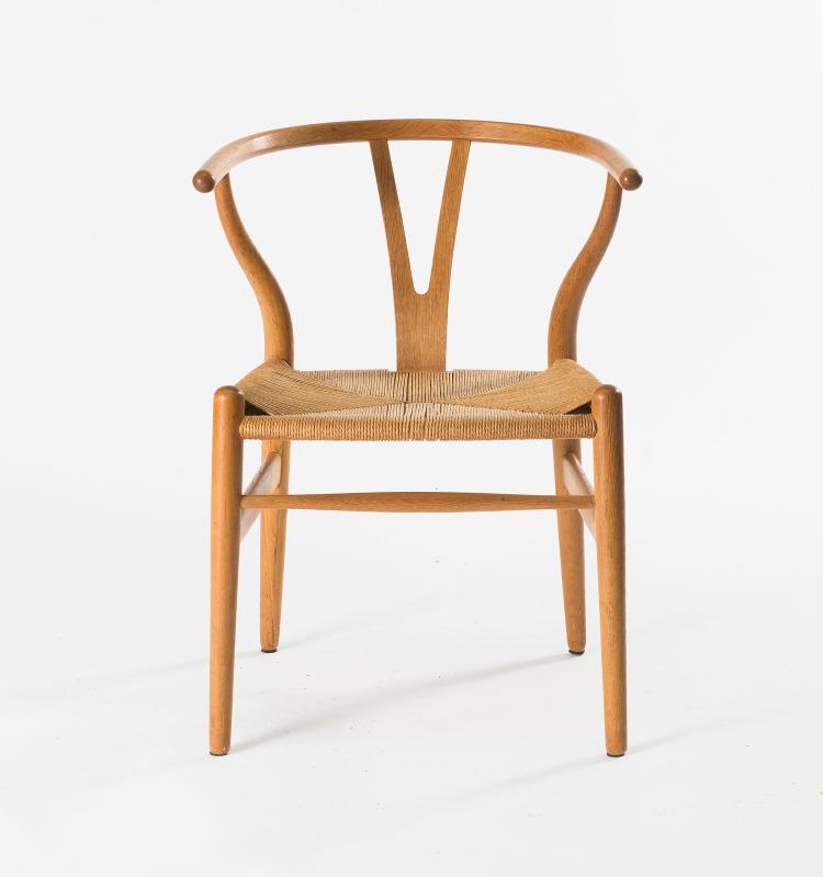 Bild 4 zu Objekt, Armlehnstuhl 'Y-chair CH-24', 1950, Hansen, Carl & Son, Odense, 122C 55