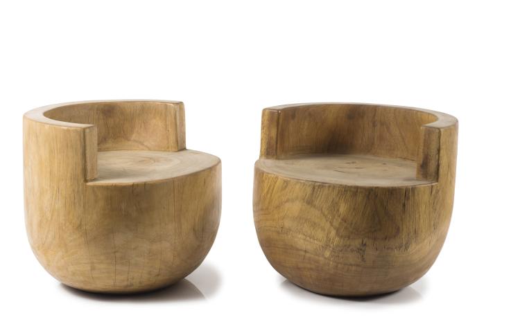 Hauptbild zu Objekt, Two 'Ronda' chairs, 1996, Mauro Mori, Cappellini, Mailand, 122A 324