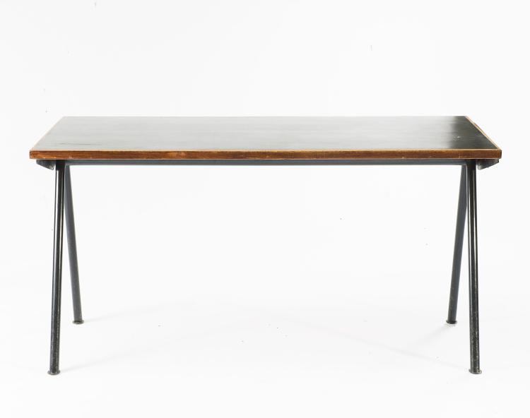 Bild 3 zu Objekt, Kantinentisch 'Compas',  um 1953, Jean Prouv&eacute;, Prouv&eacute;, Jean, Ateliers, Nancy, 122C 49