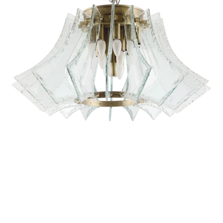 Hauptbild zu Objekt, Deckenleuchter, 1960er Jahre, Fontana Arte, Mailand, 122A 25