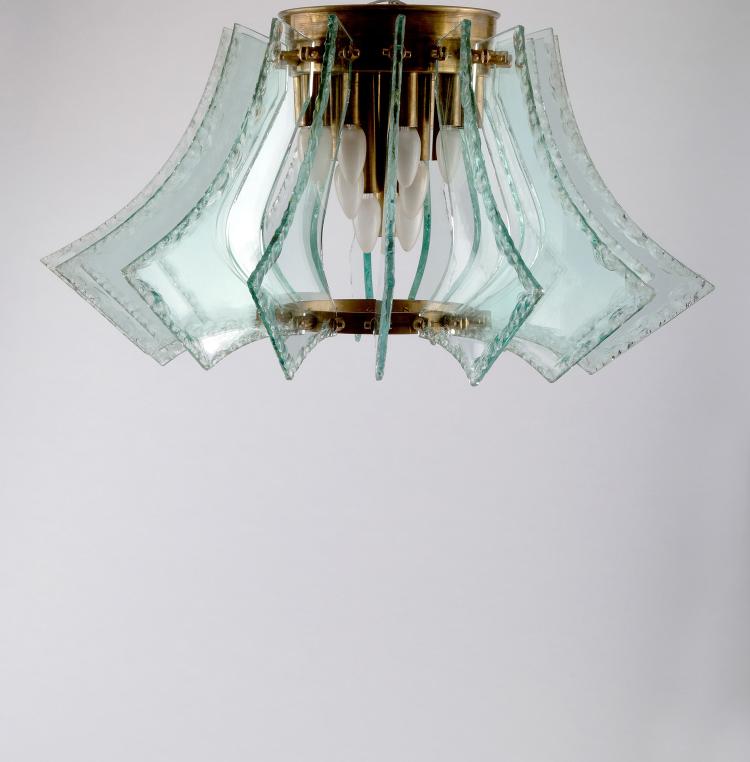 Bild 1 zu Objekt, Deckenleuchter, 1960er Jahre, Fontana Arte, Mailand, 122A 25