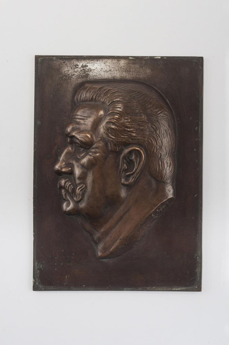 Hauptbild zu Objekt, 'Hindenburg' plaque, Ernst Seger, Seger, Ernst, 123 624