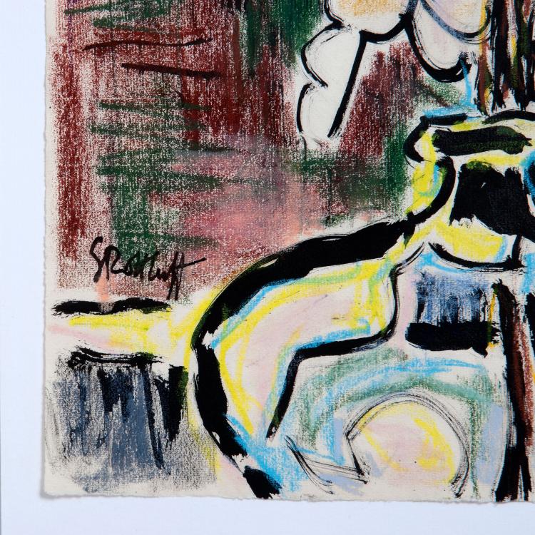 Bild 2 zu Objekt, 'Honesties in a vase', c1965, Karl Schmidt-Rottluff, 124B 91