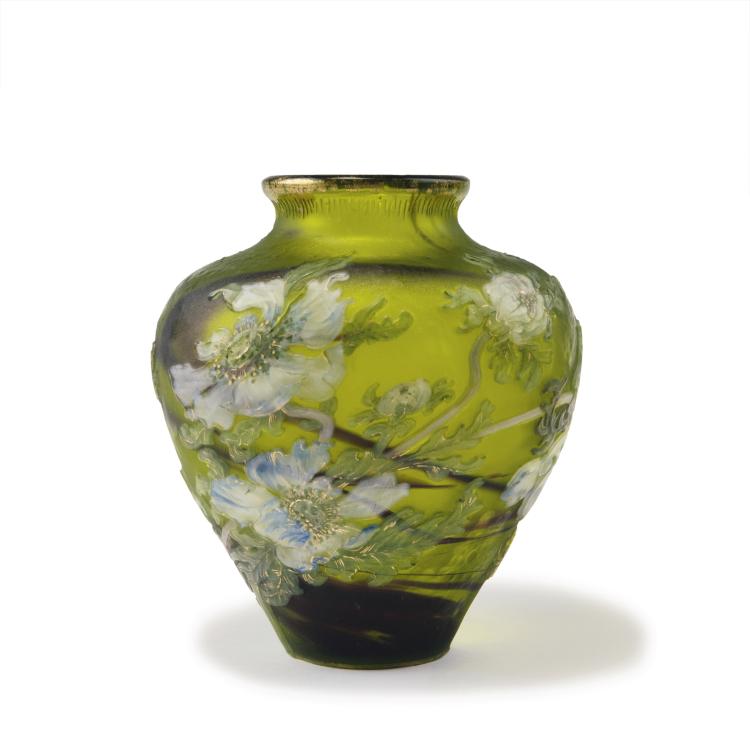 Hauptbild zu Objekt, 'An&eacute;mones' vase, 1893-1903, Burgun Schverer & Co., Meisenthal, 123 1