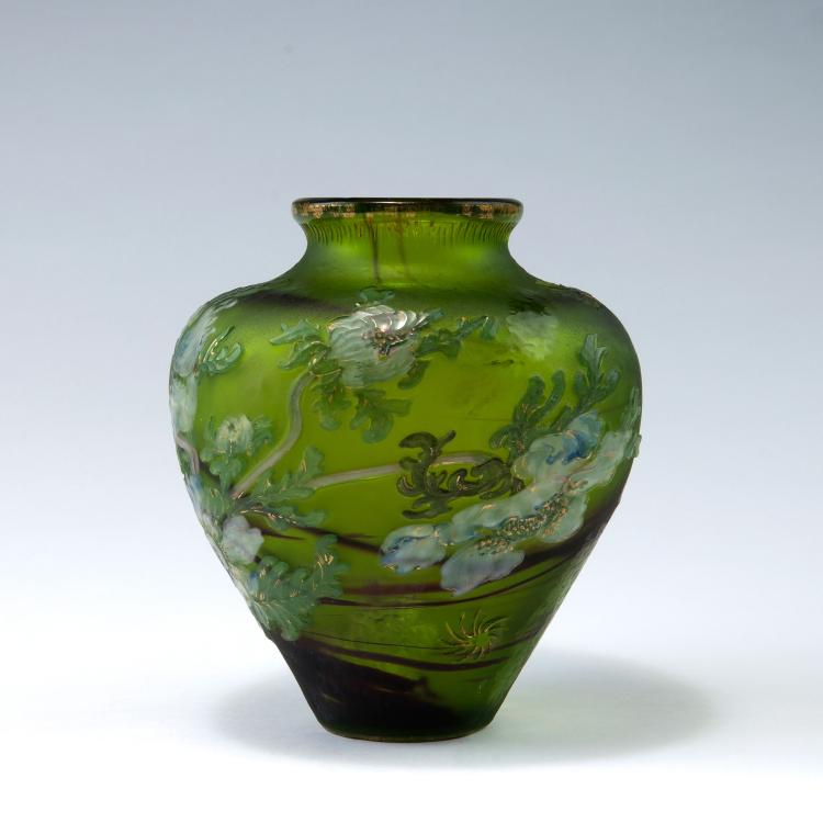 Bild 1 zu Objekt, 'An&eacute;mones' vase, 1893-1903, Burgun Schverer & Co., Meisenthal, 123 1