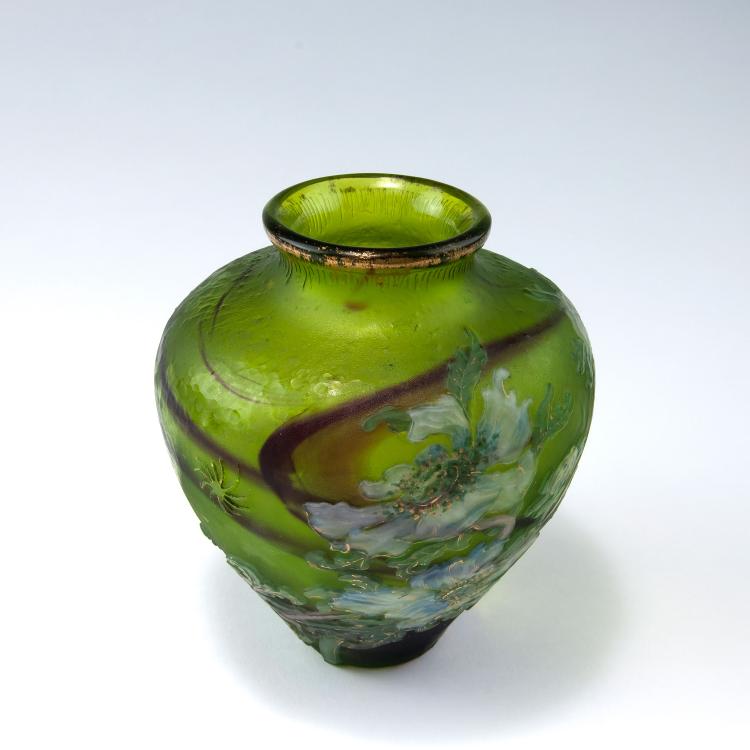 Bild 3 zu Objekt, 'An&eacute;mones' vase, 1893-1903, Burgun Schverer & Co., Meisenthal, 123 1