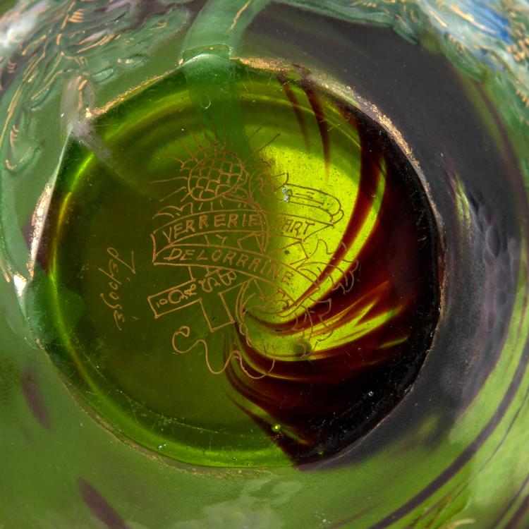 Bild 4 zu Objekt, 'An&eacute;mones' vase, 1893-1903, Burgun Schverer & Co., Meisenthal, 123 1