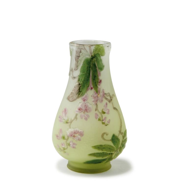 Hauptbild zu Objekt, 'Glycines' vase, 1895-1903, Burgun Schverer & Co., Meisenthal, 123 2