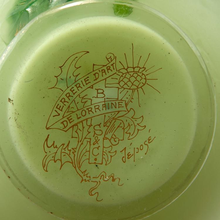 Bild 2 zu Objekt, 'Glycines' vase, 1895-1903, Burgun Schverer & Co., Meisenthal, 123 2