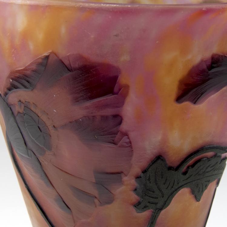 Bild 4 zu Objekt, 'Pavots' martel&eacute; vase, c1905, Daum Fr&egrave;res, Nancy, 123 27