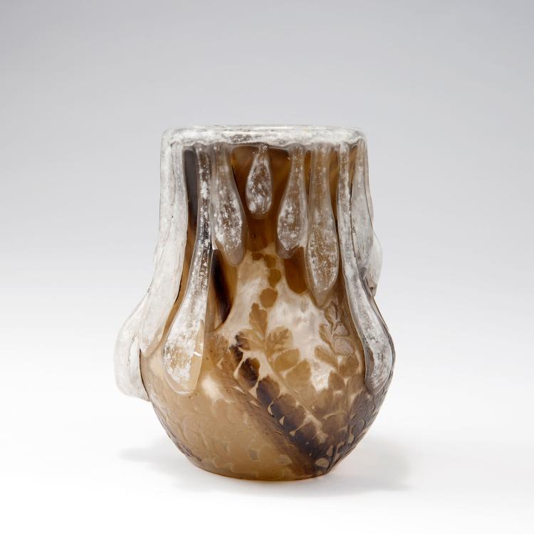 Bild 1 zu Objekt, 'Ecume de Mer' verre &eacute;glomis&eacute; vase, c1903, Gall&eacute;, Emile, Nancy, 123 80