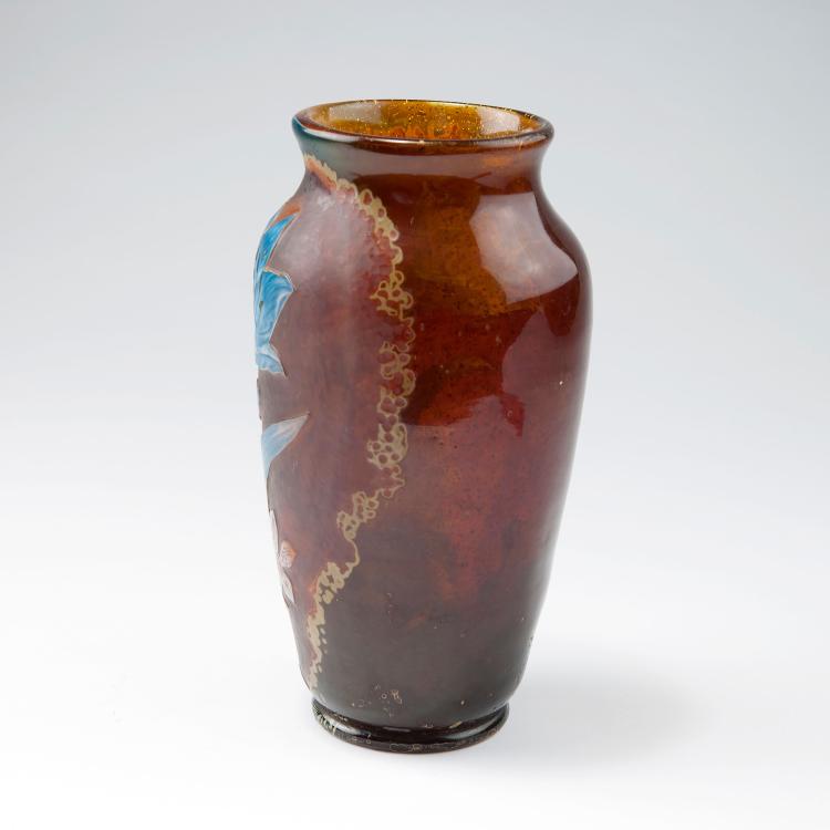 Bild 2 zu Objekt, Martel&eacute;-Vase 'Lys et Primev&egrave;res', um 1905, Christian Fr&egrave;res et Fils, Meisenthal, 123 10