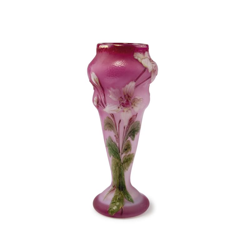Hauptbild zu Objekt, 'An&eacute;mones' vase, 1896-1903, Burgun Schverer & Co., Meisenthal, 123 4