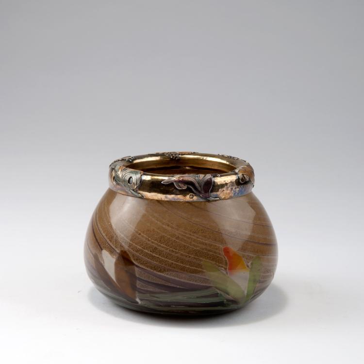Bild 1 zu Objekt, Etude Marqueterie vase with silver mounting, c1900, Gall&eacute;, Emile, Nancy, 123 70
