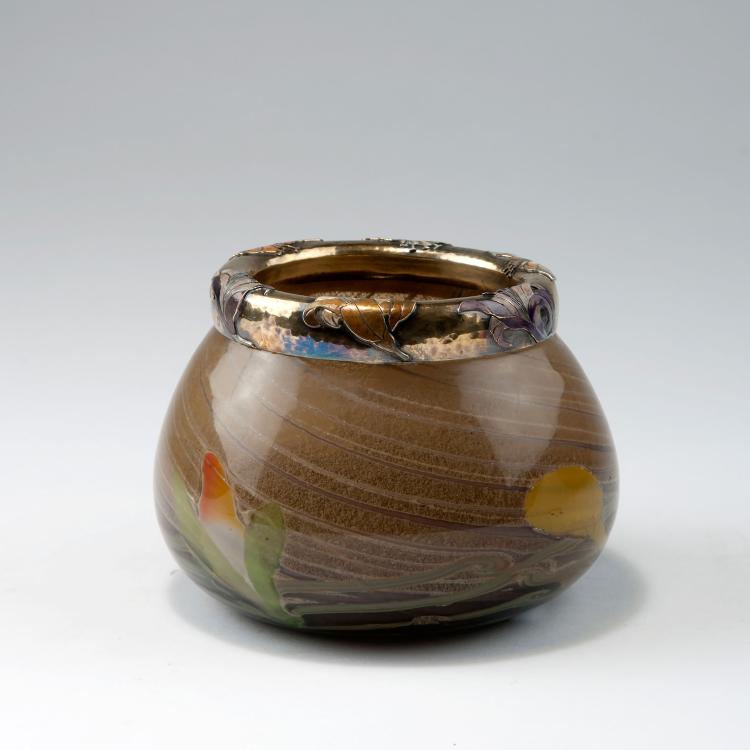 Bild 2 zu Objekt, Etude Marqueterie vase with silver mounting, c1900, Gall&eacute;, Emile, Nancy, 123 70