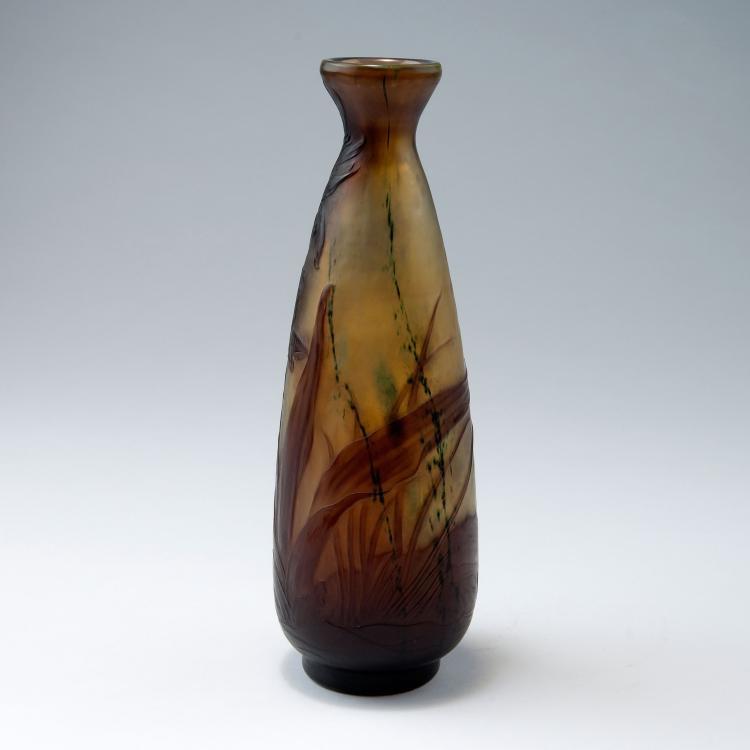 Bild 1 zu Objekt, 'Lys' Intercalaire vase, c1902, Gall&eacute;, Emile, Nancy, 123 79