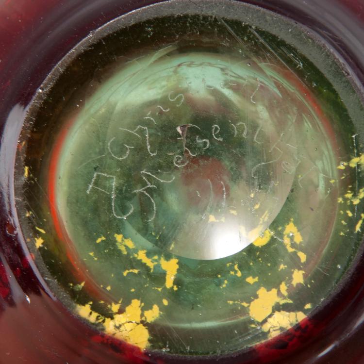 Bild 3 zu Objekt, Decorative vase, 1898-99, Christian, D&eacute;sir&eacute;, Meisenthal, 123 5