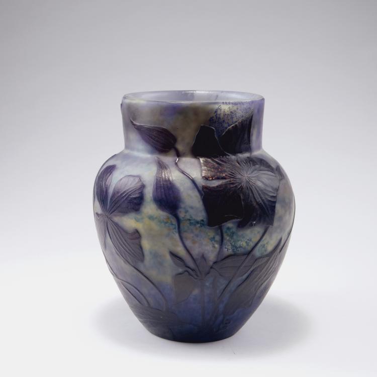 Hauptbild zu Objekt, 'Cl&eacute;matites nocturnes' Intercalaire vase, 1902, Gall&eacute;, Emile, Nancy, 123 73