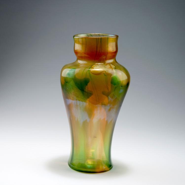 Bild 1 zu Objekt, Paperweight vase, 1897, Tiffany, L. C., New York, 123 136