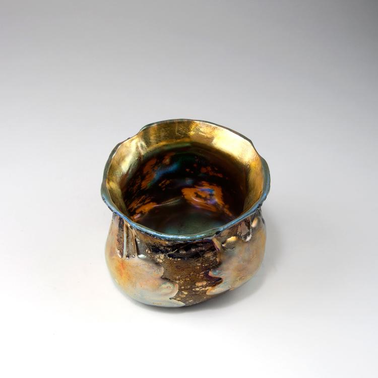 Bild 2 zu Objekt, 'Lava' vase, 1908, Tiffany, L. C., New York, 123 144